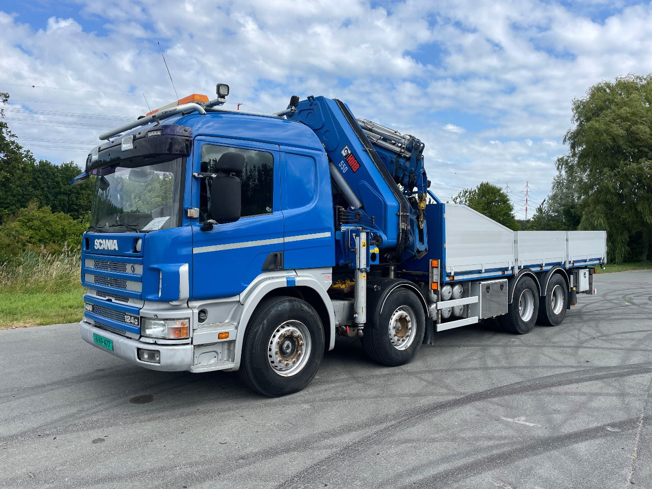 Scania P124-400 124 with hiab 550 crane with jib, excellent condition - Tovornjak z dvigalom: slika 4 Scania P124-400 124 with hiab 550 crane with jib, excellent condition - Tovornjak z dvigalom: slika 4