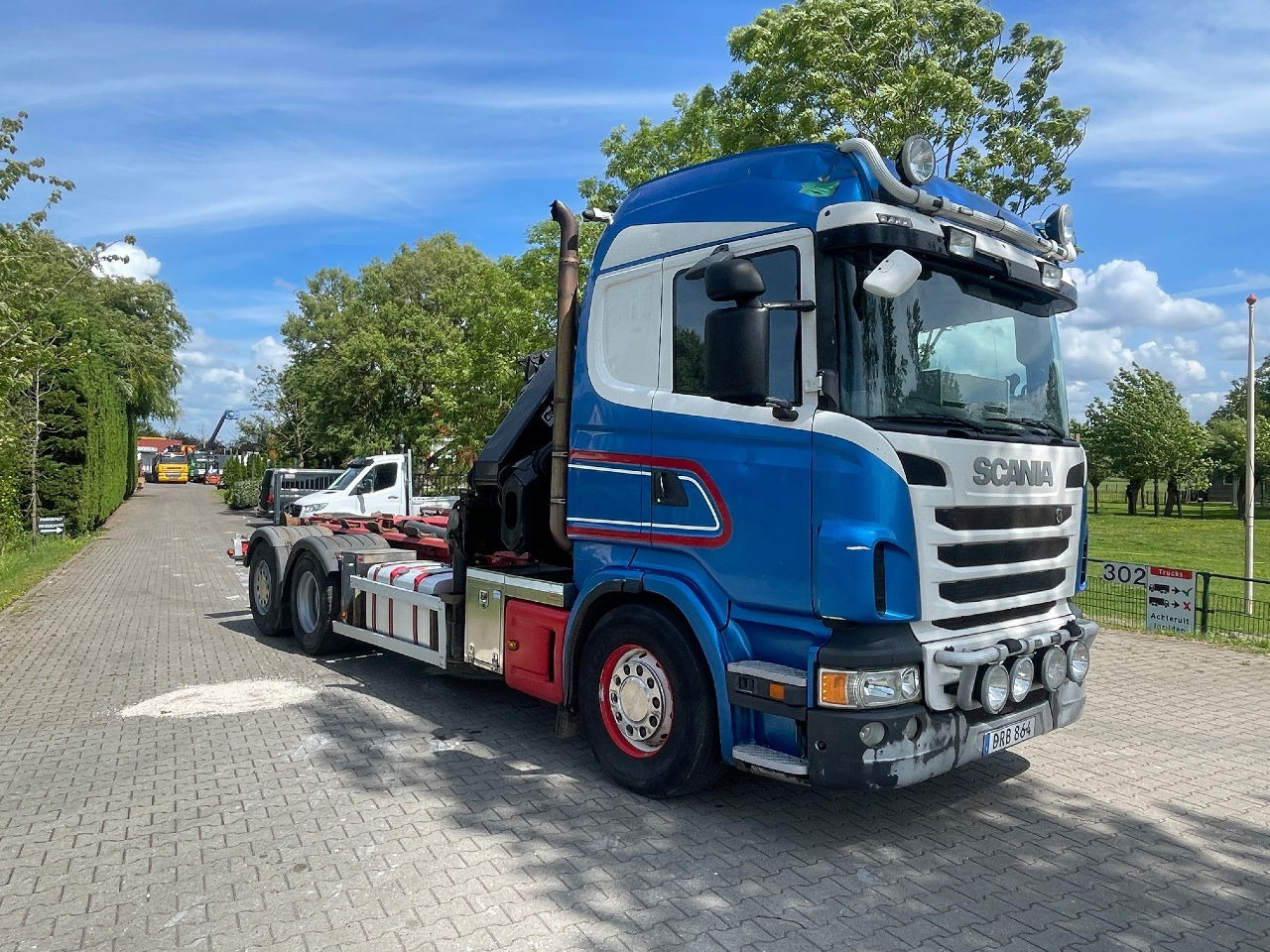 Scania R480 with hiab hookloader and hiab 262 EP5 with remote crane 2019 - Kontejnerski tovornjak/ Tovornjak z zamenljivim tovoriščem, Tovornjak z dvigalom: slika 4 Scania R480 with hiab hookloader and hiab 262 EP5 with remote crane 2019 - Kontejnerski tovornjak/ Tovornjak z zamenljivim tovoriščem, Tovornjak z dvigalom: slika 4