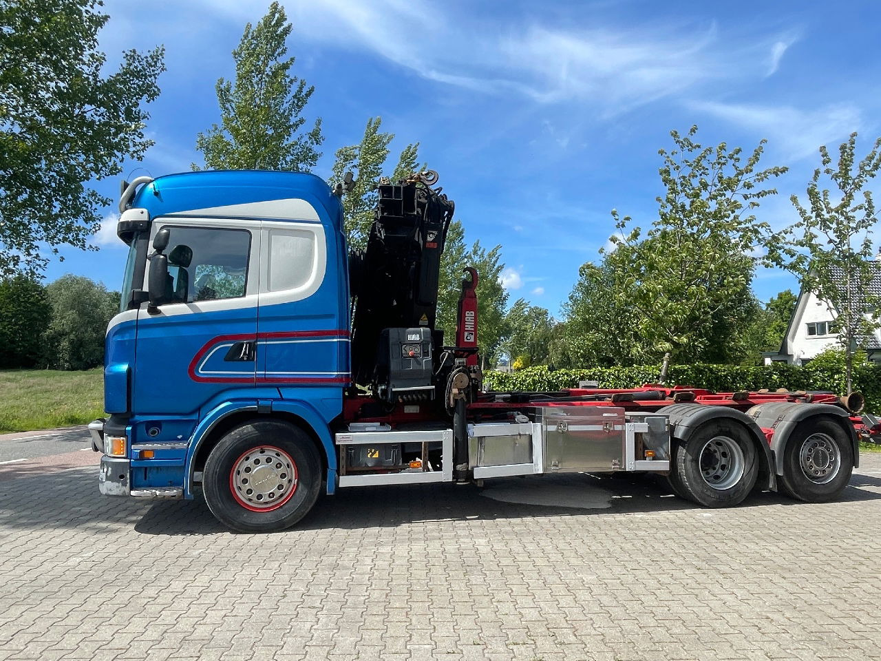 Scania R480 with hiab hookloader and hiab 262 EP5 with remote crane 2019 - Kontejnerski tovornjak/ Tovornjak z zamenljivim tovoriščem, Tovornjak z dvigalom: slika 2 Scania R480 with hiab hookloader and hiab 262 EP5 with remote crane 2019 - Kontejnerski tovornjak/ Tovornjak z zamenljivim tovoriščem, Tovornjak z dvigalom: slika 2