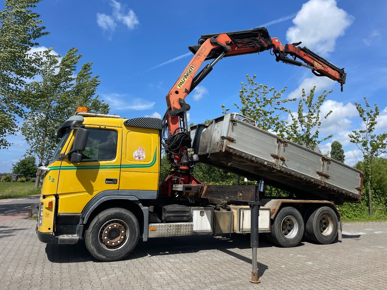 Volvo FM 12.380 .380 with Palfinger PK27000 with jib and tipper box - Tovornjak prekucnik, Tovornjak z dvigalom: slika 1 Volvo FM 12.380 .380 with Palfinger PK27000 with jib and tipper box - Tovornjak prekucnik, Tovornjak z dvigalom: slika 1