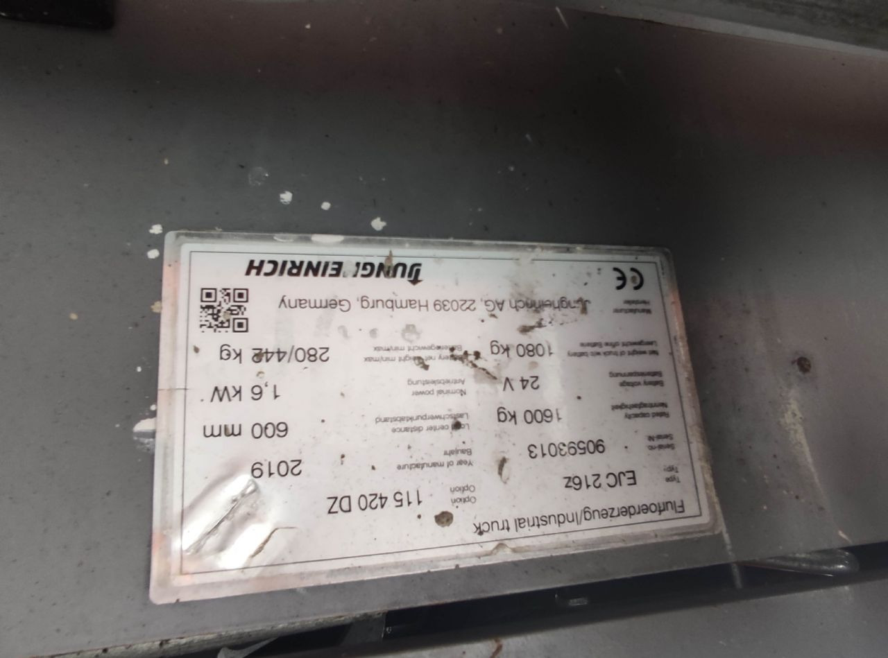 Jungheinrich EJC 216 Z - Stroj za zlaganje: slika 5 Jungheinrich EJC 216 Z - Stroj za zlaganje: slika 5