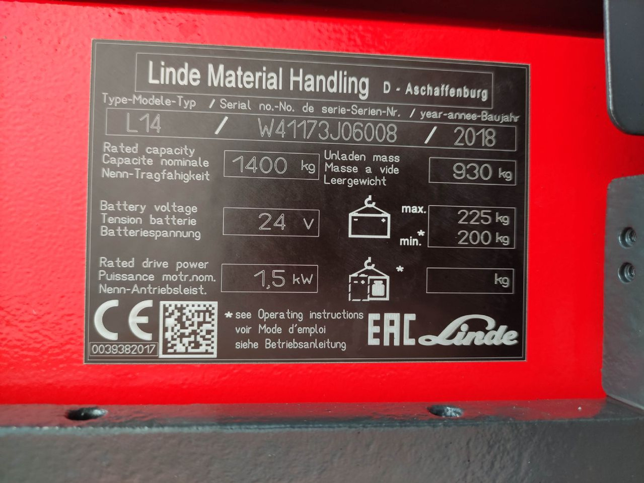 Linde L14i-1173 - Stroj za zlaganje: slika 5 Linde L14i-1173 - Stroj za zlaganje: slika 5