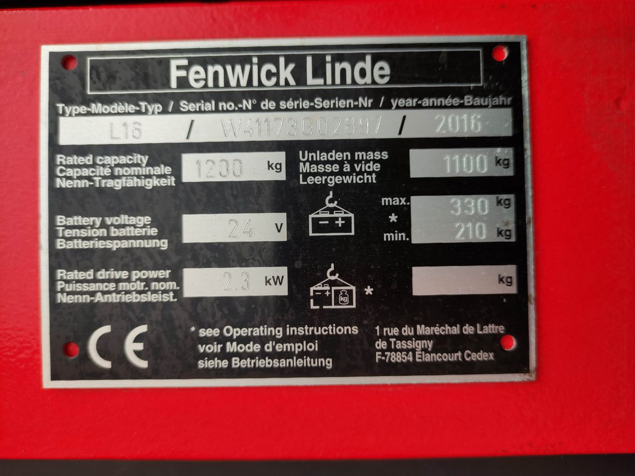 Linde L16-1173 - Stroj za zlaganje: slika 5 Linde L16-1173 - Stroj za zlaganje: slika 5