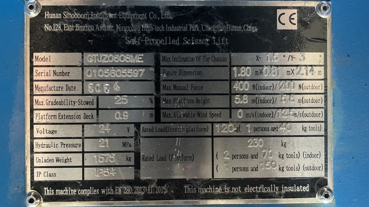 Sinoboom 1932ME/GTJZ0608ME *NEU* lizing Sinoboom 1932ME/GTJZ0608ME *NEU*: slika 6