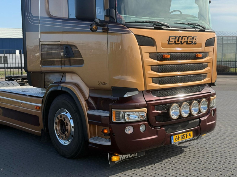 Scania R730 V8 V8, SHOWTRUCK VOLLUCHT, RETARDER, HYDRAULIEK, BOOGIE, ALU WIELEN, LEER. - Vlačilec: slika 3 Scania R730 V8 V8, SHOWTRUCK VOLLUCHT, RETARDER, HYDRAULIEK, BOOGIE, ALU WIELEN, LEER. - Vlačilec: slika 3