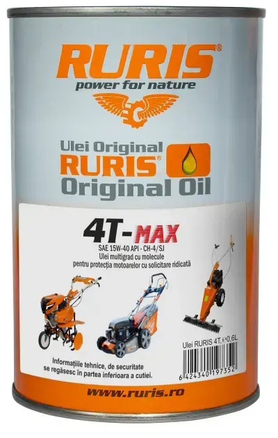 Olej RURIS 4T-MAX 600ml - Motorno olje in izdelki za nego avtomobilov: slika 1 Olej RURIS 4T-MAX 600ml - Motorno olje in izdelki za nego avtomobilov: slika 1