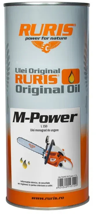Olej łańcuchowy RURIS M-POWER 1l - Motorno olje in izdelki za nego avtomobilov: slika 1 Olej łańcuchowy RURIS M-POWER 1l - Motorno olje in izdelki za nego avtomobilov: slika 1