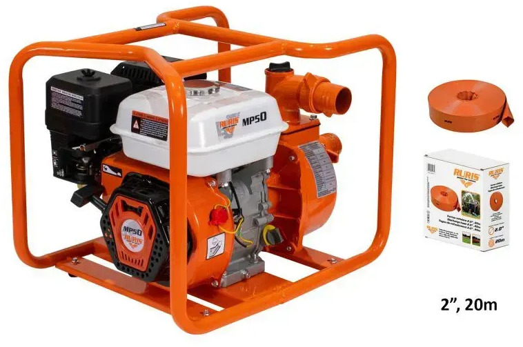 Sistem za namakanje RURIS motorové čerpadlo MP50 + hadica 2" 20m: slika 1