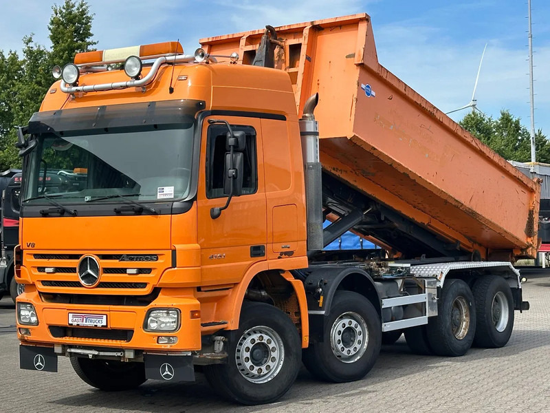 Mercedes-Benz Actros 4151 V8 8x4 Full Steel / Big Axles / Hooklift - Kotalni prekucni tovornjak: slika 1 Mercedes-Benz Actros 4151 V8 8x4 Full Steel / Big Axles / Hooklift - Kotalni prekucni tovornjak: slika 1