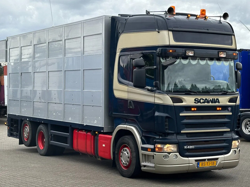 Scania R420 6x2 Topline / 3 Stock Animal Transport / Retarder / Euro 5 - Tovornjak za prevoz živine: slika 2 Scania R420 6x2 Topline / 3 Stock Animal Transport / Retarder / Euro 5 - Tovornjak za prevoz živine: slika 2