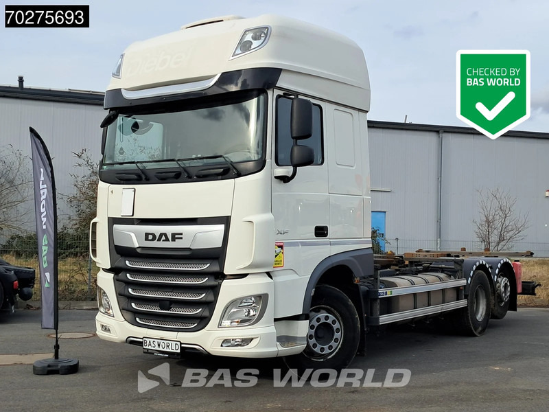 DAF XF 450 6X2 FAN SSC Retarder Lift-Lenkachse ACC Euro 6 - Kontejnerski tovornjak/ Tovornjak z zamenljivim tovoriščem: slika 1 DAF XF 450 6X2 FAN SSC Retarder Lift-Lenkachse ACC Euro 6 - Kontejnerski tovornjak/ Tovornjak z zamenljivim tovoriščem: slika 1