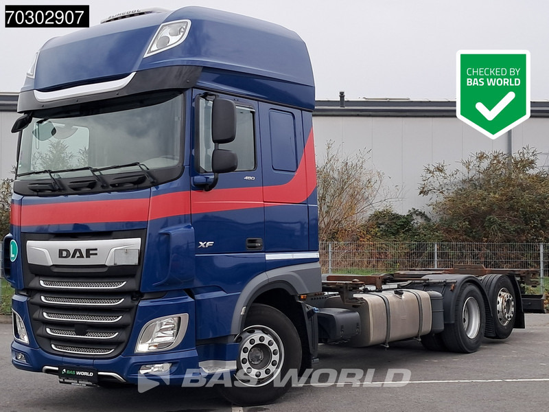 DAF XF 480 6X2 BDF Retarder SSC Lift+Steering Axle Automatic Euro 6 - Kontejnerski tovornjak/ Tovornjak z zamenljivim tovoriščem: slika 1 DAF XF 480 6X2 BDF Retarder SSC Lift+Steering Axle Automatic Euro 6 - Kontejnerski tovornjak/ Tovornjak z zamenljivim tovoriščem: slika 1