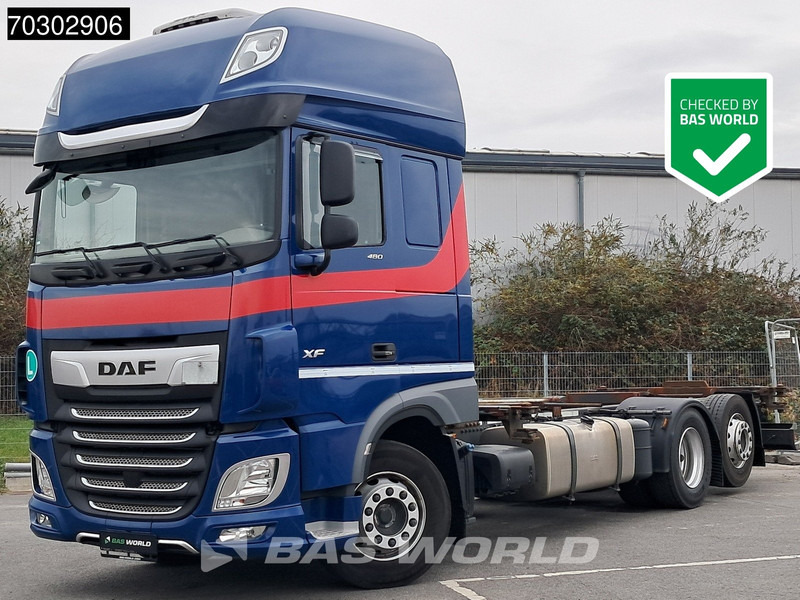 DAF XF 480 6X2 BDF Retarder SSC Lift+Steering Axle Automatic Euro 6 - Kontejnerski tovornjak/ Tovornjak z zamenljivim tovoriščem: slika 1 DAF XF 480 6X2 BDF Retarder SSC Lift+Steering Axle Automatic Euro 6 - Kontejnerski tovornjak/ Tovornjak z zamenljivim tovoriščem: slika 1