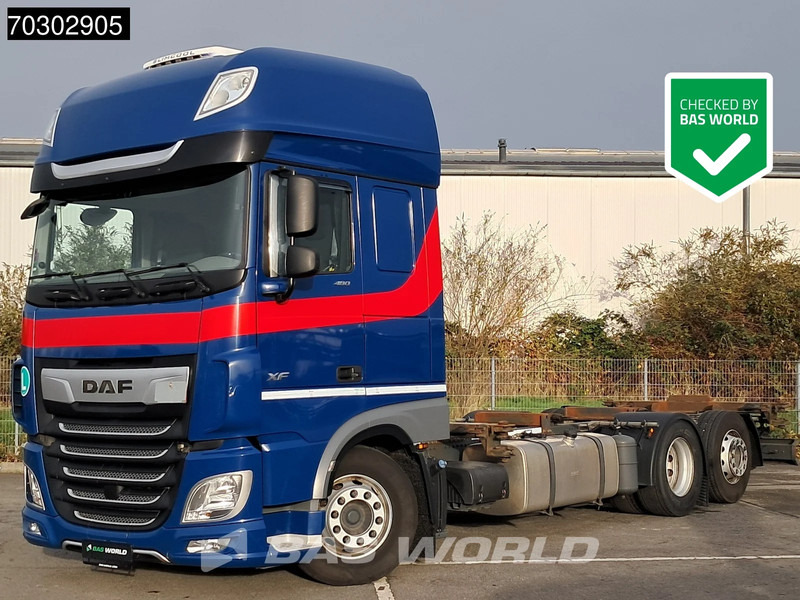 DAF XF 480 6X2 BDF Retarder SSC Lift+Steering Axle Automatic Euro 6 - Kontejnerski tovornjak/ Tovornjak z zamenljivim tovoriščem: slika 1 DAF XF 480 6X2 BDF Retarder SSC Lift+Steering Axle Automatic Euro 6 - Kontejnerski tovornjak/ Tovornjak z zamenljivim tovoriščem: slika 1