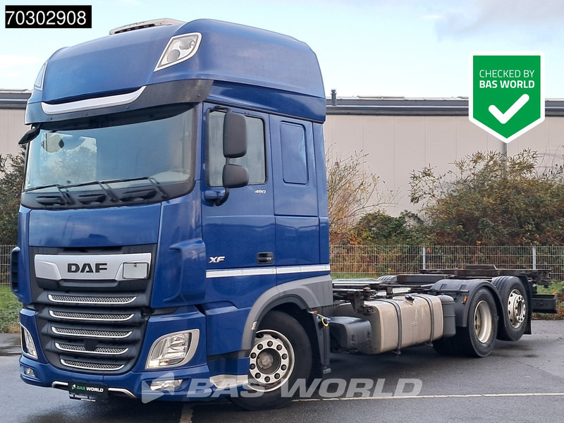 DAF XF 480 6X2 BDF Retarder SSC Lift+Steering Axle Automatic Euro 6 - Kontejnerski tovornjak/ Tovornjak z zamenljivim tovoriščem: slika 1 DAF XF 480 6X2 BDF Retarder SSC Lift+Steering Axle Automatic Euro 6 - Kontejnerski tovornjak/ Tovornjak z zamenljivim tovoriščem: slika 1
