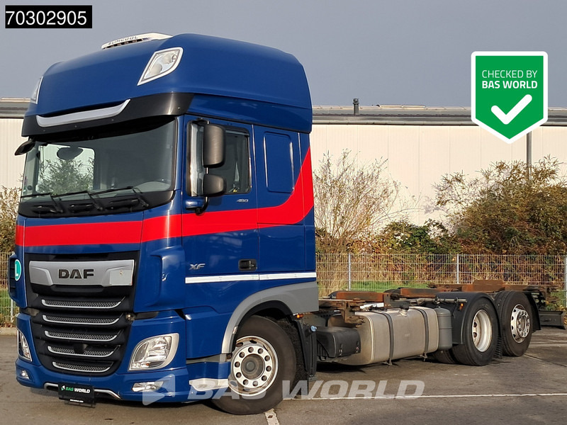 DAF XF 480 6X2 BDF Retarder SSC Lift+Steering Axle Automatic Euro 6 - Kontejnerski tovornjak/ Tovornjak z zamenljivim tovoriščem: slika 1 DAF XF 480 6X2 BDF Retarder SSC Lift+Steering Axle Automatic Euro 6 - Kontejnerski tovornjak/ Tovornjak z zamenljivim tovoriščem: slika 1