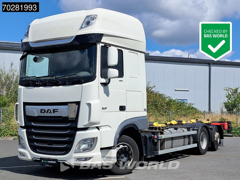 DAF XF 480 6X2 SSC Retarder 2xTanks Lift-Lenkachse ACC Euro 6 - Kontejnerski tovornjak/ Tovornjak z zamenljivim tovoriščem: slika 1 DAF XF 480 6X2 SSC Retarder 2xTanks Lift-Lenkachse ACC Euro 6 - Kontejnerski tovornjak/ Tovornjak z zamenljivim tovoriščem: slika 1