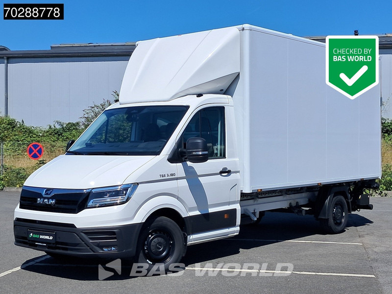 MAN TGE 3.180 Neu! Automatik 2025 Facelift Koffer Ladebordwand Navi Klima Tempomat LED Euro6 21m3 A/C Cruise control - Dostavno vozilo z zabojnikom: slika 1 MAN TGE 3.180 Neu! Automatik 2025 Facelift Koffer Ladebordwand Navi Klima Tempomat LED Euro6 21m3 A/C Cruise control - Dostavno vozilo z zabojnikom: slika 1