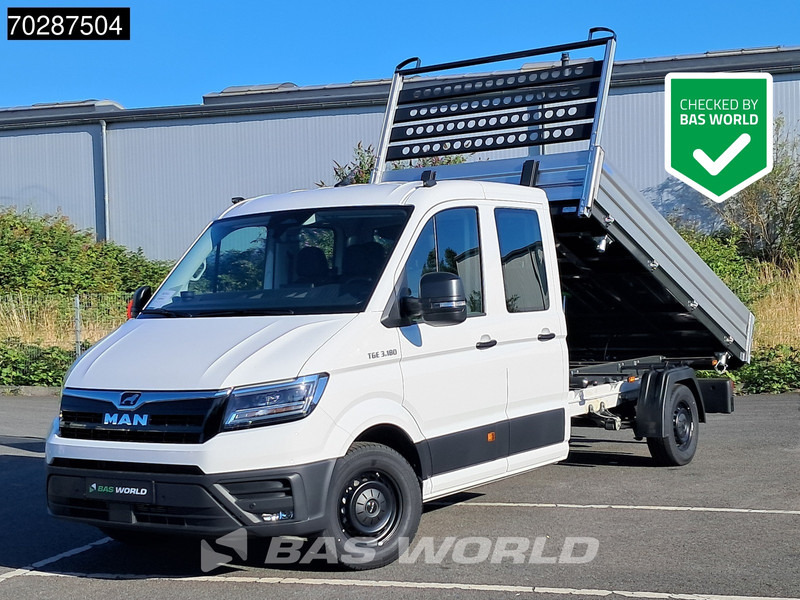 MAN TGE 3.180 Neu! Dreiseitenkipper Automatik 2025 Facelift 180PS AHK LED Klima Tempomat Navi ACC Euro6 Kieper 3m3 A/C Towbar Cruise control - Dostavno vozilo prekucnik: slika 1 MAN TGE 3.180 Neu! Dreiseitenkipper Automatik 2025 Facelift 180PS AHK LED Klima Tempomat Navi ACC Euro6 Kieper 3m3 A/C Towbar Cruise control - Dostavno vozilo prekucnik: slika 1