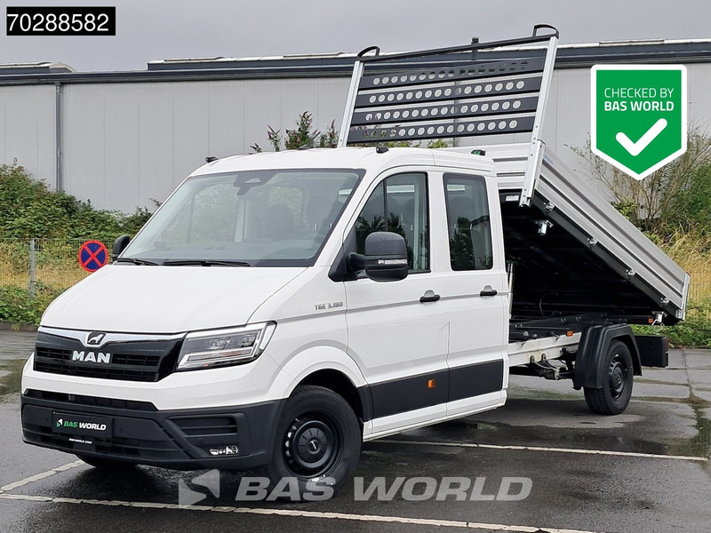 MAN TGE 3.180 Neu! Dreiseitenkipper Automatik 2025 Facelift 180PS AHK LED Klima Tempomat Navi ACC Euro6 Kieper 3m3 A/C Towbar - Dostavno vozilo prekucnik: slika 1 MAN TGE 3.180 Neu! Dreiseitenkipper Automatik 2025 Facelift 180PS AHK LED Klima Tempomat Navi ACC Euro6 Kieper 3m3 A/C Towbar - Dostavno vozilo prekucnik: slika 1