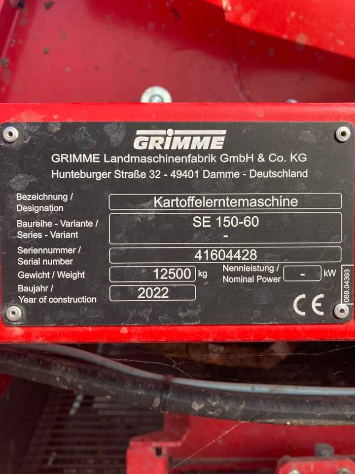 Grimme SE 150-60 UB - Kombajn za krompir: slika 3 Grimme SE 150-60 UB - Kombajn za krompir: slika 3