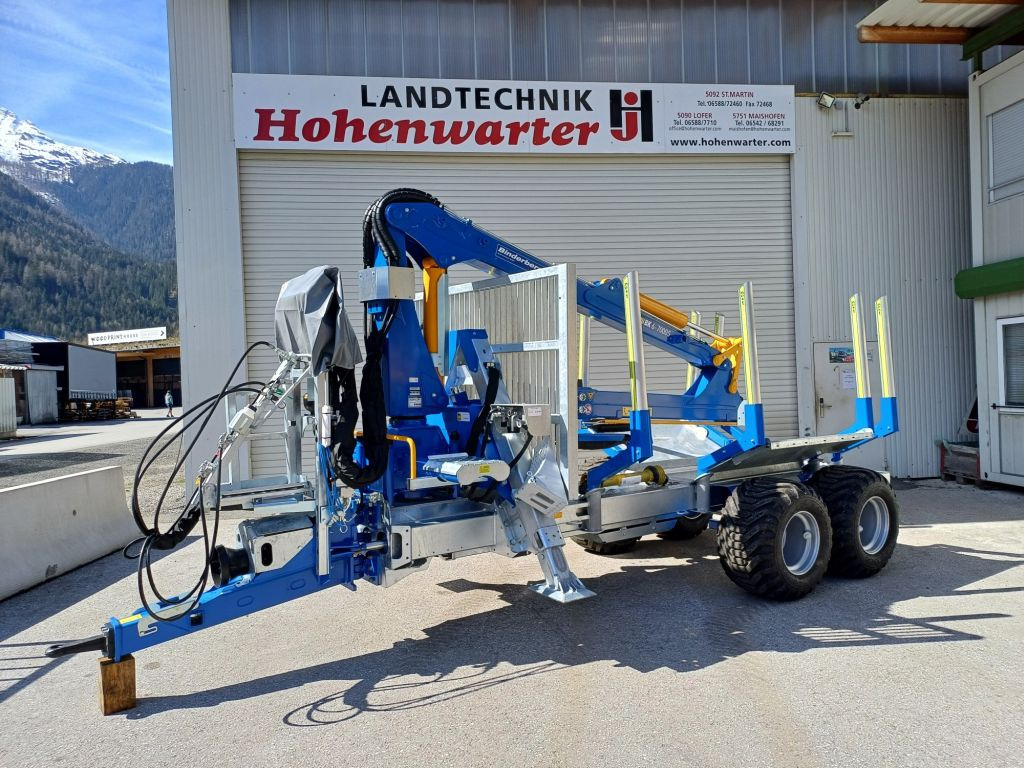 Binderberger RW 12 alpin mit BK 6-7000 S (20634) - Gozdarska prikolica: slika 1 Binderberger RW 12 alpin mit BK 6-7000 S (20634) - Gozdarska prikolica: slika 1
