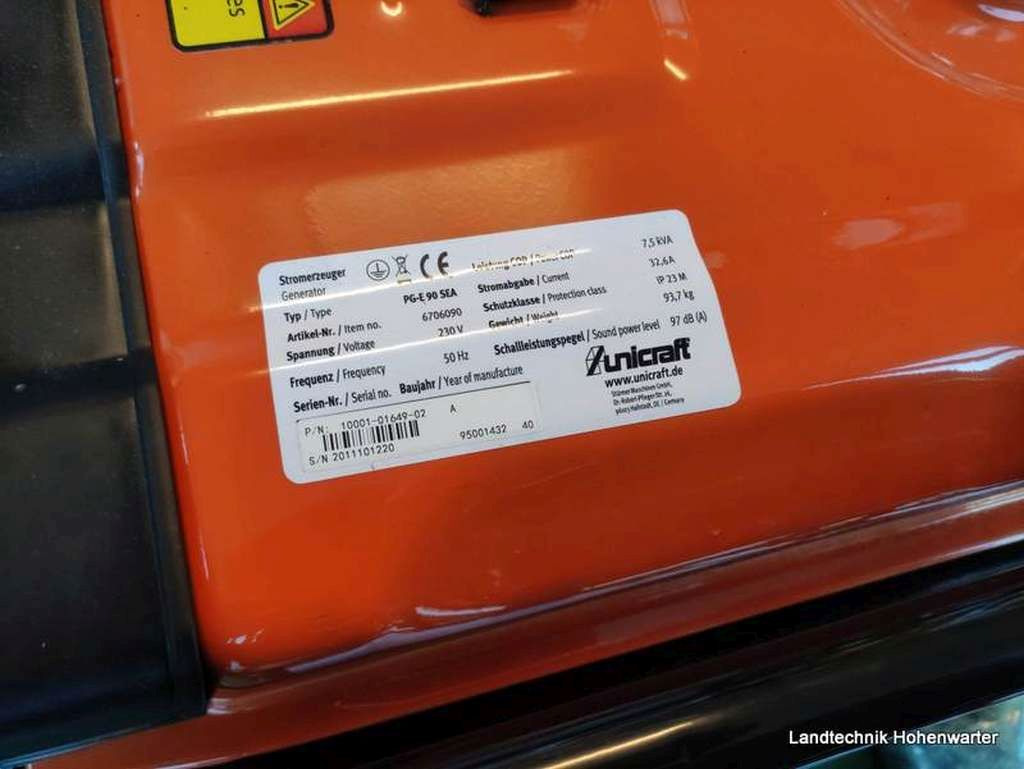 Unicraft PG-E 90 SEA (14588) - Generator: slika 3 Unicraft PG-E 90 SEA (14588) - Generator: slika 3