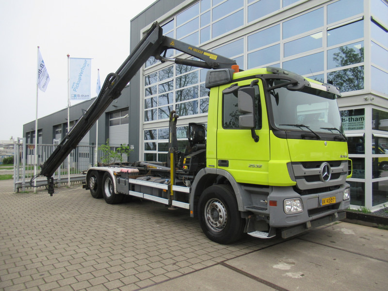 Mercedes-Benz Actros 2532 LTNLA 6X2 Hooklift + Crane, Haak - Kraan - Kotalni prekucni tovornjak, Tovornjak z dvigalom: slika 3 Mercedes-Benz Actros 2532 LTNLA 6X2 Hooklift + Crane, Haak - Kraan - Kotalni prekucni tovornjak, Tovornjak z dvigalom: slika 3