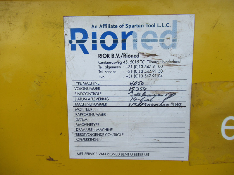 Visokotlačni čistilec RIOR - RIONED HD50 15354 SPECK P30 Riool: slika 11