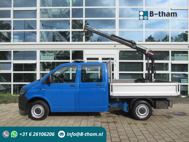 Volkswagen Transporter 2.0 TDI 75KW L2 DOKA + HIAB Dubbelcabine Comfort - Dostavno vozilo s kesonom, Dostavno vozilo z dvojno kabino: slika 1 Volkswagen Transporter 2.0 TDI 75KW L2 DOKA + HIAB Dubbelcabine Comfort - Dostavno vozilo s kesonom, Dostavno vozilo z dvojno kabino: slika 1