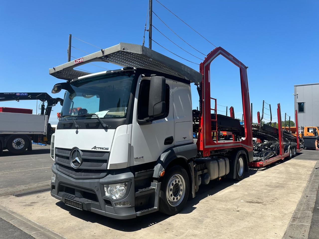 Tovornjak avtotransporter Mercedes-Benz Actros 1843 Eurolohr Lohr VDI 2700: slika 6