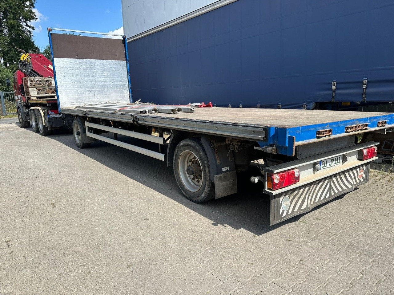 Meuser Plattform Anhänger/ 9m/Luft/11.000Kg - Plato/ Tovorna prikolica: slika 2 Meuser Plattform Anhänger/ 9m/Luft/11.000Kg - Plato/ Tovorna prikolica: slika 2