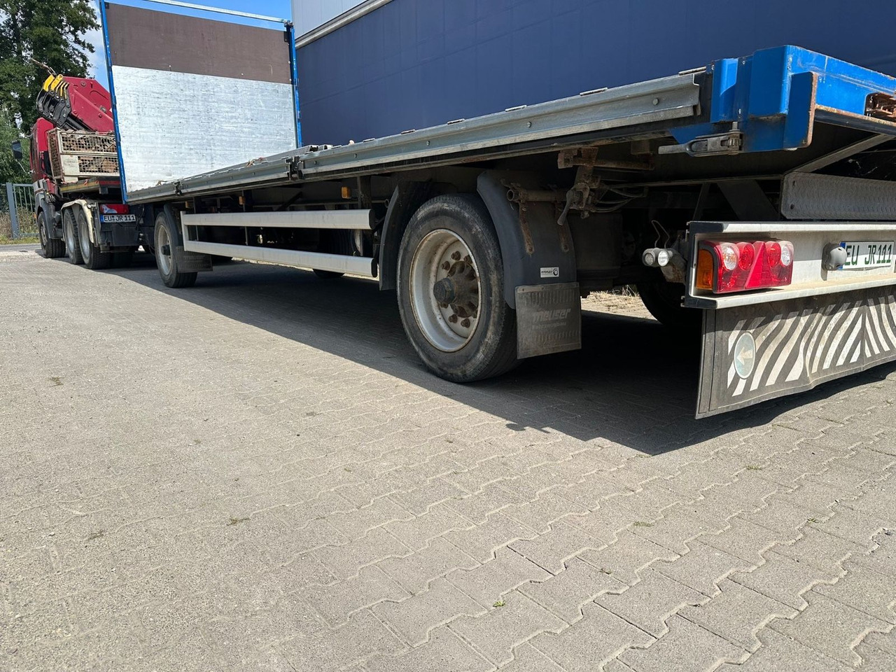 Meuser Plattform Anhänger/ 9m/Luft/11.000Kg - Plato/ Tovorna prikolica: slika 4 Meuser Plattform Anhänger/ 9m/Luft/11.000Kg - Plato/ Tovorna prikolica: slika 4