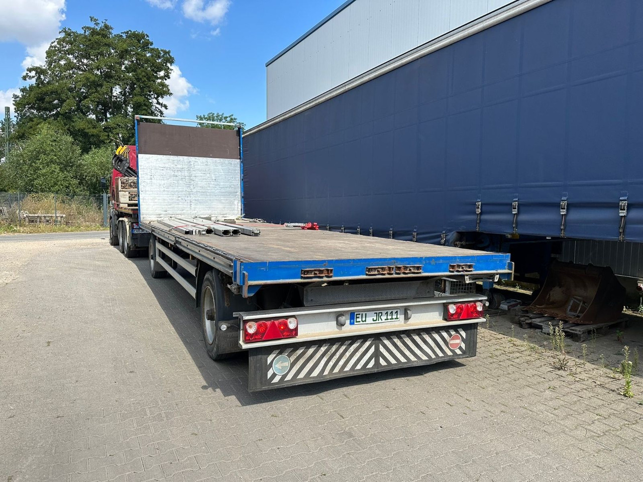 Meuser Plattform Anhänger/ 9m/Luft/11.000Kg - Plato/ Tovorna prikolica: slika 3 Meuser Plattform Anhänger/ 9m/Luft/11.000Kg - Plato/ Tovorna prikolica: slika 3