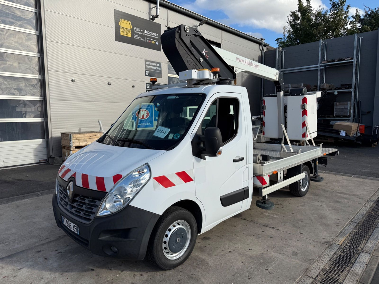 Renault Master III Steiger/11,2m/3,5t/Klubb K26/AHK - Dvižna ploščad montirana na tovornjak: slika 1 Renault Master III Steiger/11,2m/3,5t/Klubb K26/AHK - Dvižna ploščad montirana na tovornjak: slika 1