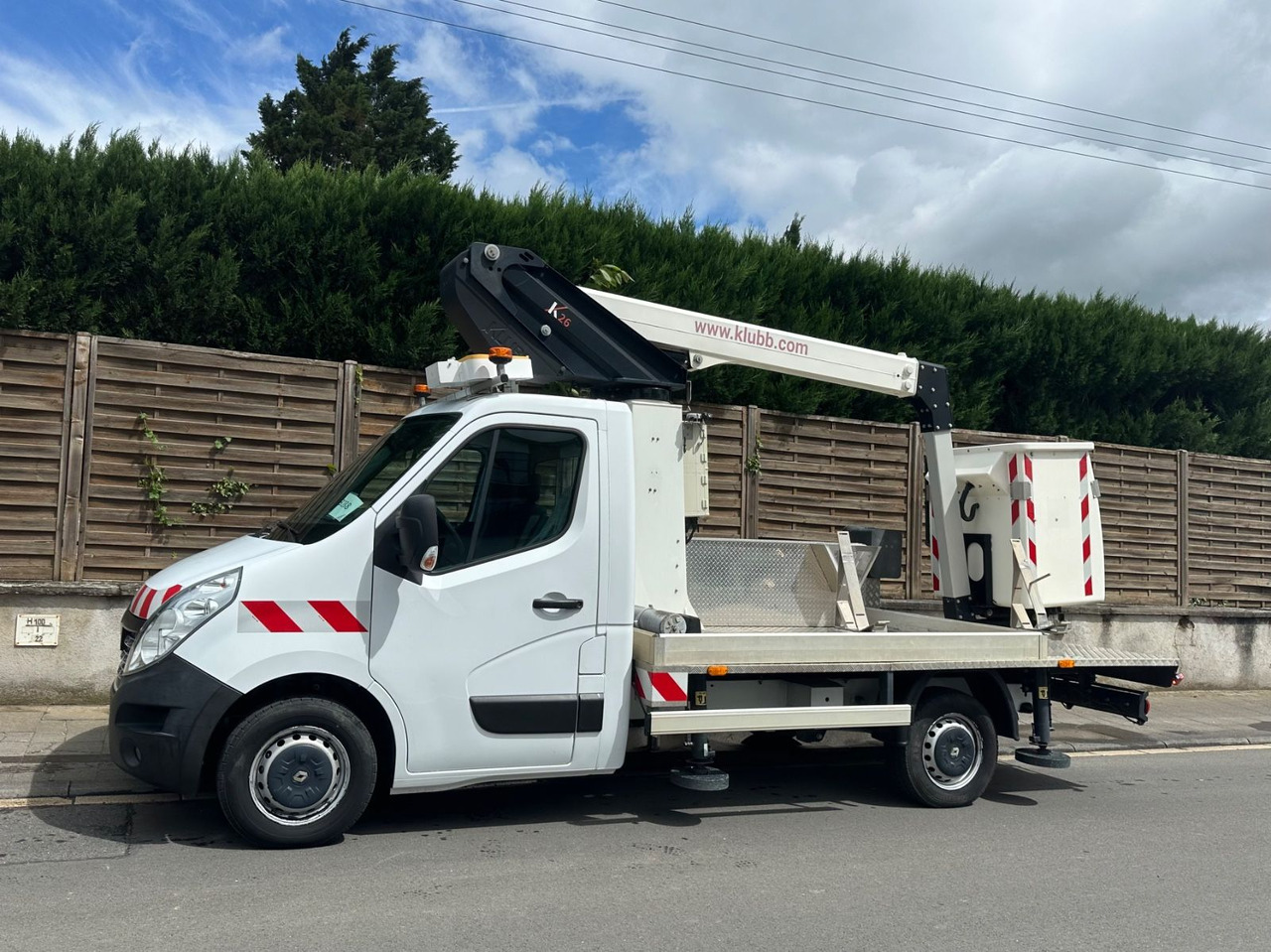 Renault Master III Steiger/11,2m/3,5t/Klubb K26/Klima - Dvižna ploščad montirana na tovornjak: slika 1 Renault Master III Steiger/11,2m/3,5t/Klubb K26/Klima - Dvižna ploščad montirana na tovornjak: slika 1