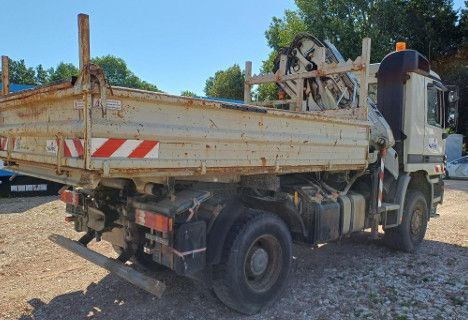 Mercedes-Benz ACTROS 1831 4X4 KRAN MEILER ALLRAD ATLAS KRAN - Tovornjak prekucnik, Tovornjak z dvigalom: slika 4 Mercedes-Benz ACTROS 1831 4X4 KRAN MEILER ALLRAD ATLAS KRAN - Tovornjak prekucnik, Tovornjak z dvigalom: slika 4