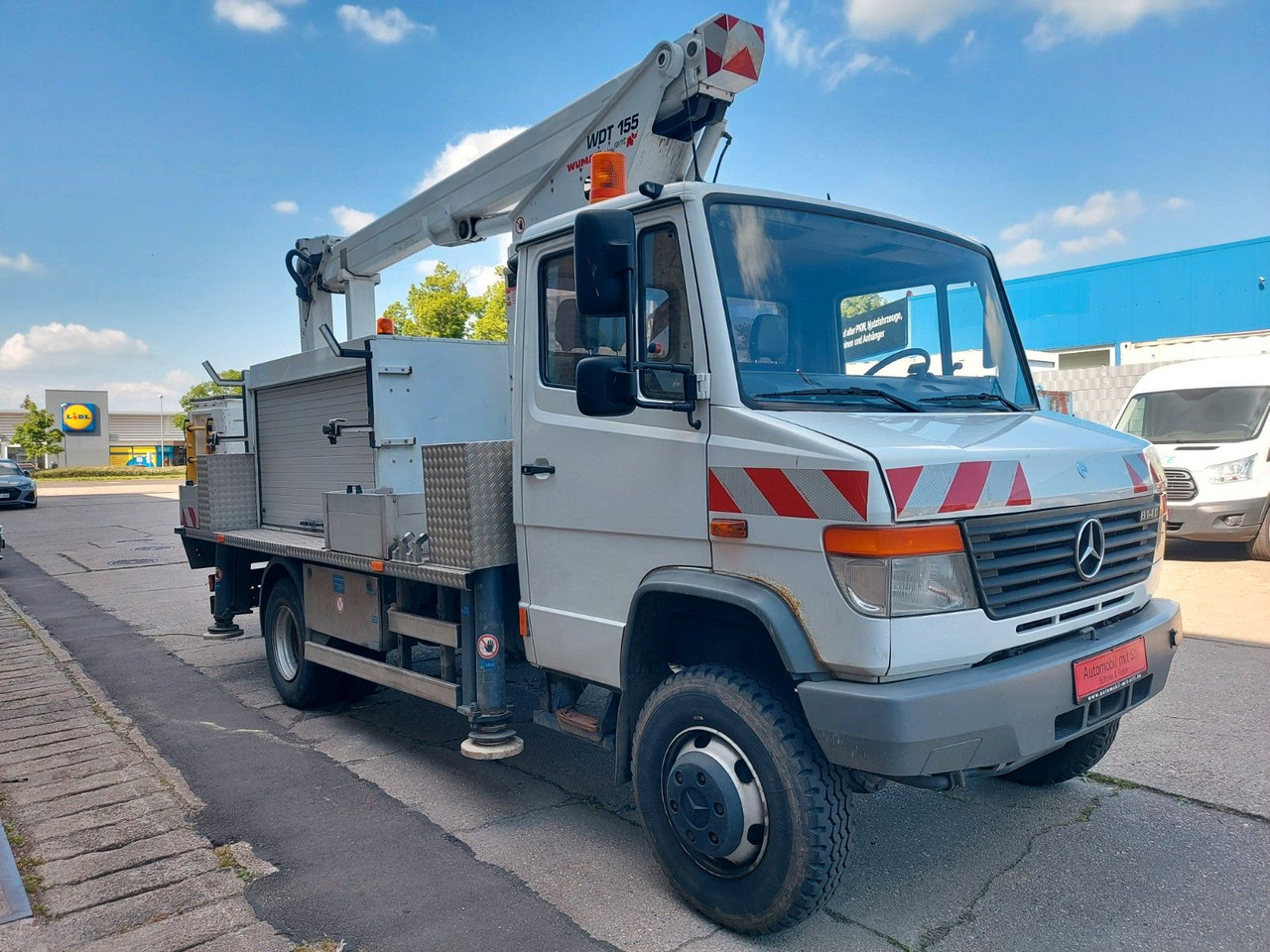 Mercedes-Benz VARIO 814D HUB Steiger WUMAG WDT 155 4X4 ALLRAD - Dvižna ploščad montirana na tovornjak: slika 2 Mercedes-Benz VARIO 814D HUB Steiger WUMAG WDT 155 4X4 ALLRAD - Dvižna ploščad montirana na tovornjak: slika 2