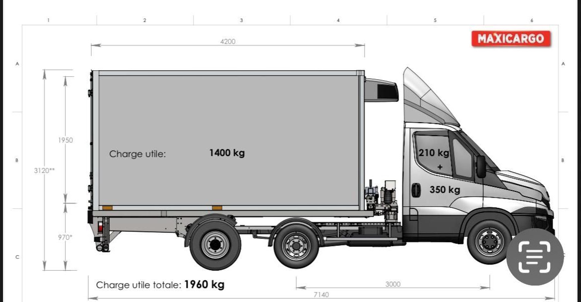 Iveco Daily 35C18 MAXICARGO Kühlkoffer/CARRIER/AC/EU6 - Hladilno vozilo: slika 5 Iveco Daily 35C18 MAXICARGO Kühlkoffer/CARRIER/AC/EU6 - Hladilno vozilo: slika 5