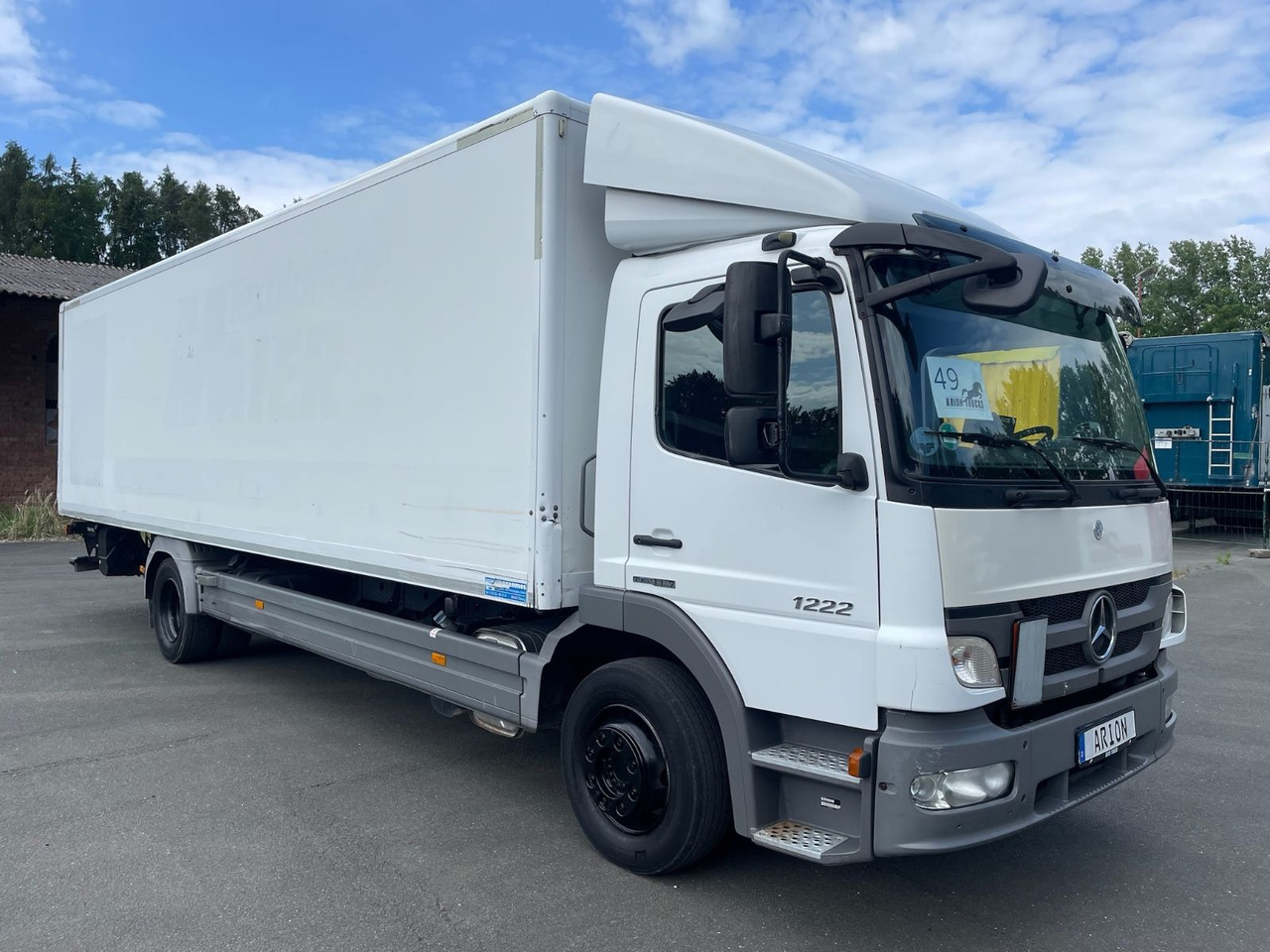 Mercedes-Benz Atego 2 1222 4x2 Koffer/LBW/DAUTEL/8,25m/AC/EU5 - Tovornjak zabojnik: slika 1 Mercedes-Benz Atego 2 1222 4x2 Koffer/LBW/DAUTEL/8,25m/AC/EU5 - Tovornjak zabojnik: slika 1