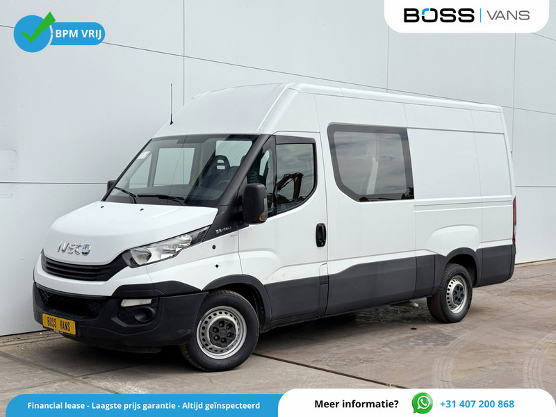 Iveco Daily 35S14 2.3 L2H2 Dubbele Cabine 7 Stoelen Airco Cruise Control Trekhaak 3.5t Lucht geveerde stoel - Furgon, Dostavno vozilo z dvojno kabino: slika 1 Iveco Daily 35S14 2.3 L2H2 Dubbele Cabine 7 Stoelen Airco Cruise Control Trekhaak 3.5t Lucht geveerde stoel - Furgon, Dostavno vozilo z dvojno kabino: slika 1