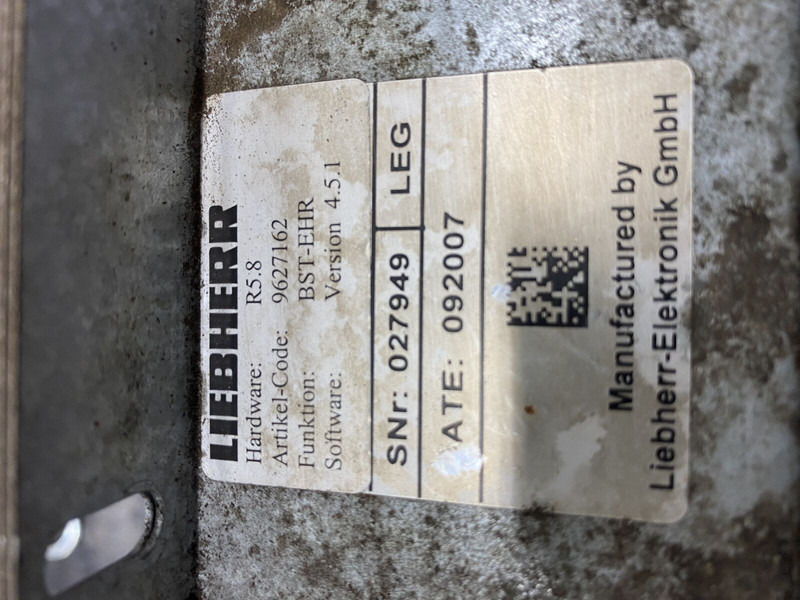 Liebherr BST-EHR - ECU: slika 2 Liebherr BST-EHR - ECU: slika 2