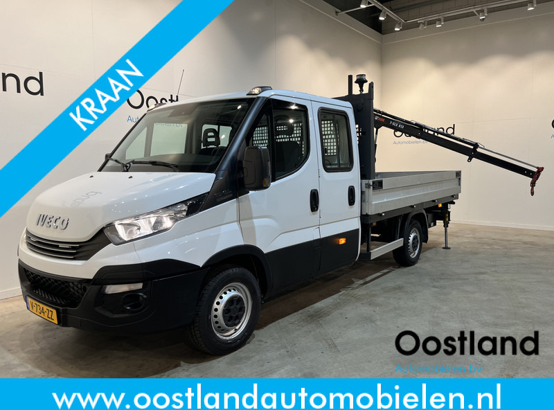Iveco Daily 35S18D 3.0 375 Automaat Open Laadbak / Hiab Kraan / Euro 6 / Trekhaak 3500 KG / Airco / Camera / Navigatie / 3-Zits / 67.000 KM !! - Dostavno vozilo s kesonom: slika 1 Iveco Daily 35S18D 3.0 375 Automaat Open Laadbak / Hiab Kraan / Euro 6 / Trekhaak 3500 KG / Airco / Camera / Navigatie / 3-Zits / 67.000 KM !! - Dostavno vozilo s kesonom: slika 1