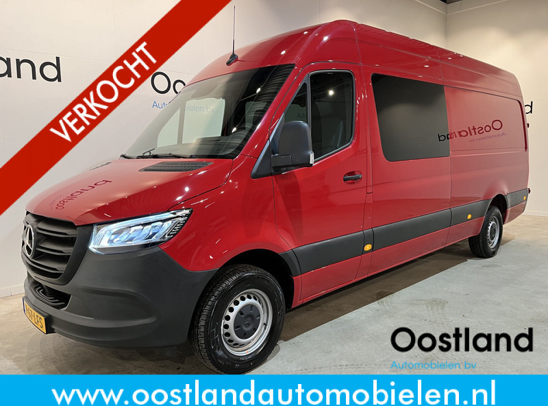 Mercedes-Benz Sprinter 317 CDI L3H2 DC Dubbel Cabine RWD Automaat / Euro 6 / Airco / Trekhaak 3500 KG / Cruise Control / Camera / CarPlay / Leder / 8.200 KM !! / BPM VRIJ !! - Furgon, Dostavno vozilo z dvojno kabino: slika 1 Mercedes-Benz Sprinter 317 CDI L3H2 DC Dubbel Cabine RWD Automaat / Euro 6 / Airco / Trekhaak 3500 KG / Cruise Control / Camera / CarPlay / Leder / 8.200 KM !! / BPM VRIJ !! - Furgon, Dostavno vozilo z dvojno kabino: slika 1