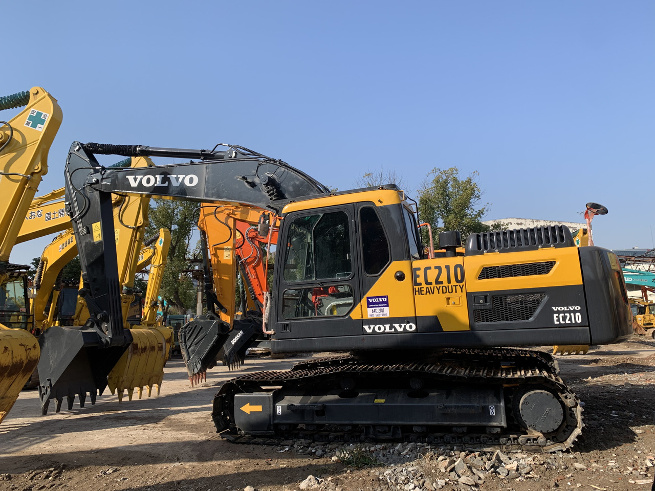 Volvo EC210D - Bager na kolesih: slika 1 Volvo EC210D - Bager na kolesih: slika 1