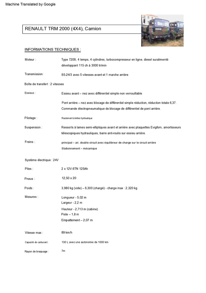 Tovornjak s kesonom RVI TRM2000: slika 6