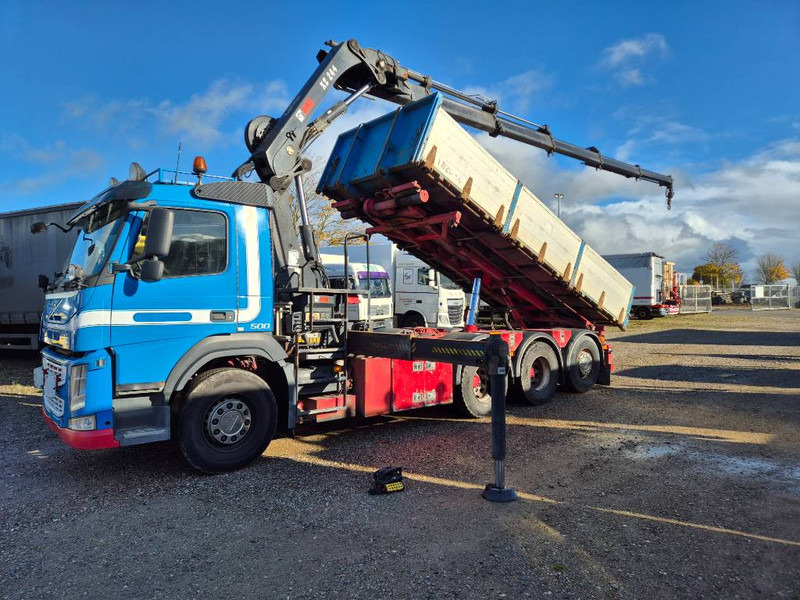 Volvo FM 500 8x4/4 // HIAB 244 EP-5 HIPRO // 3 way tip - Tovornjak z dvigalom: slika 1 Volvo FM 500 8x4/4 // HIAB 244 EP-5 HIPRO // 3 way tip - Tovornjak z dvigalom: slika 1