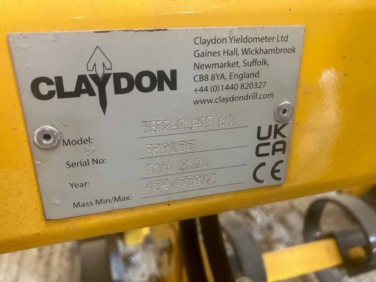 Claydon Terrablade 6m - Oprema za obdelavo tal: slika 4 Claydon Terrablade 6m - Oprema za obdelavo tal: slika 4