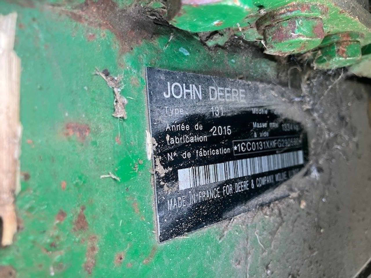 John Deere 131 - Oprema za obračalnike: slika 4 John Deere 131 - Oprema za obračalnike: slika 4