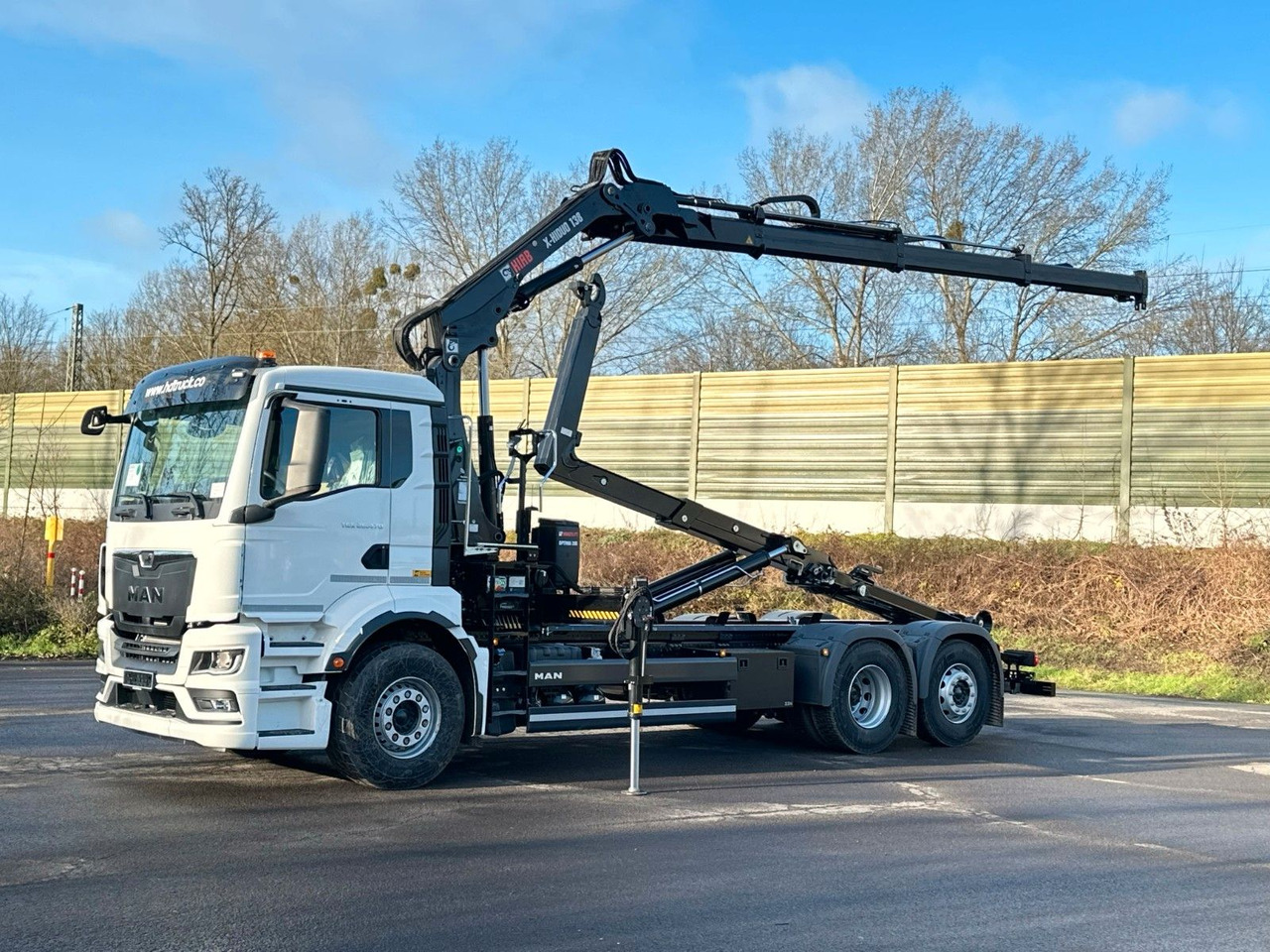 MAN TGS 26.470 6x2 Abrollkipper + Kran Hiab 138-3 - Kotalni prekucni tovornjak, Tovornjak z dvigalom: slika 1 MAN TGS 26.470 6x2 Abrollkipper + Kran Hiab 138-3 - Kotalni prekucni tovornjak, Tovornjak z dvigalom: slika 1